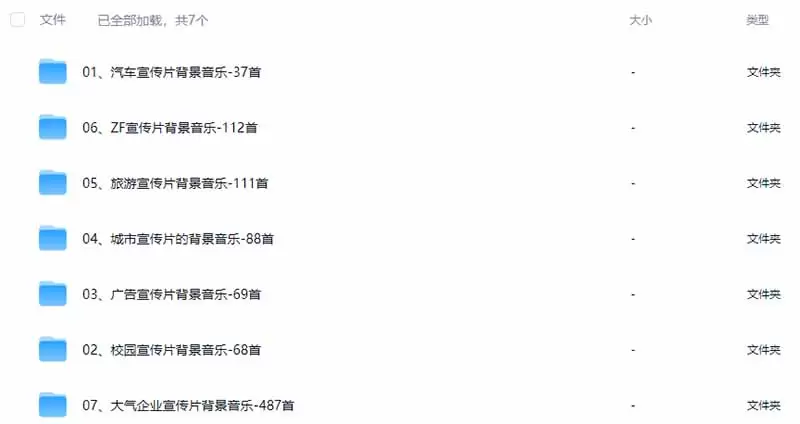 图片[3]|某宝付费购买，常用6G音效合集！970+首宣传片背景音乐，无版权可商用大气素材，分类清晰，高质量内容|青心网创站