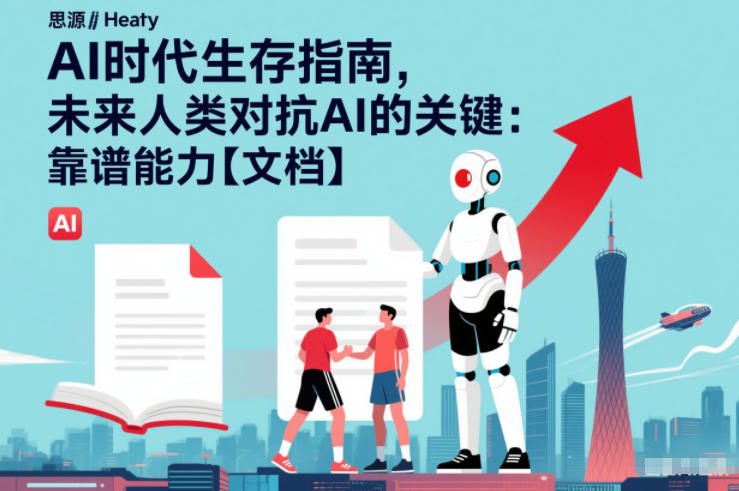 AI时代生存指南，未来人类对抗AI的关键：靠谱能力【文档】青心网创青心网创站