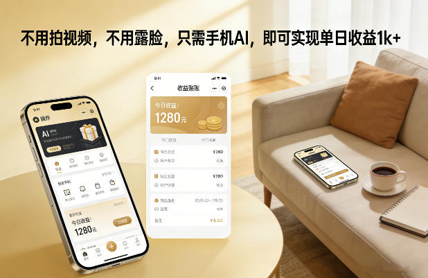 不用拍视频,不用露脸,只需手机AI,即可实现单日收益1k+【揭秘】青心网创青心网创站