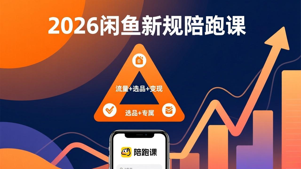 2026闲鱼高阶陪跑课全新上线，带你吃透新规玩转选品流量，从零搭建稳定变现盈利体系青心网创青心网创站