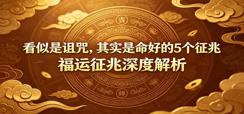 付费文章：《看似是诅咒，其实是命好的5个征兆》福运征兆深度解析|青心网创站