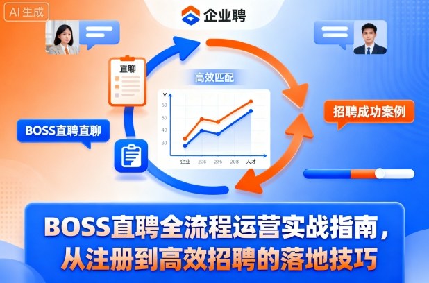 BOSS直聘全流程运营实战指南，从注册到高效招聘的落地技巧-青心网创站