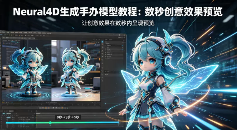 Neural4D生成手办模型教程，让创意效果在数秒内呈现预览|青心网创站