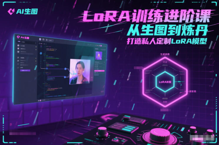 LoRA训练进阶课，从生图到炼丹，打造私人定制LoRA模型青心网创青心网创站
