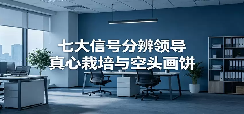 付费文章《七大信号分辨领导真心栽培与空头画饼》读懂管理背后人性逻辑|青心网创站