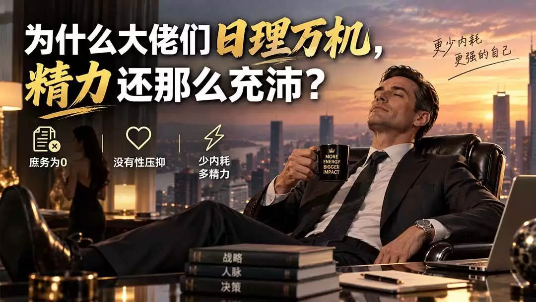 （20244期）付费文章：为什么大佬们日理万机，精力还那么充沛？ - 青心资源站