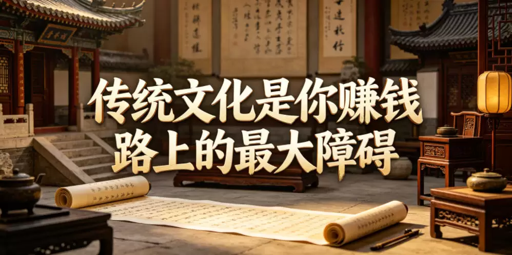 付费文章：传统文化是你賺钱路上的最大障碍|青心网创站