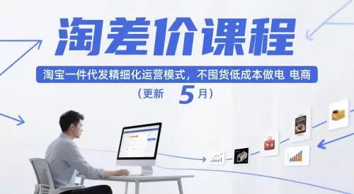 淘差价课程，淘宝一件代发精细化运营模式，不囤货低成本做电商(更新26年6月)|青心网创站