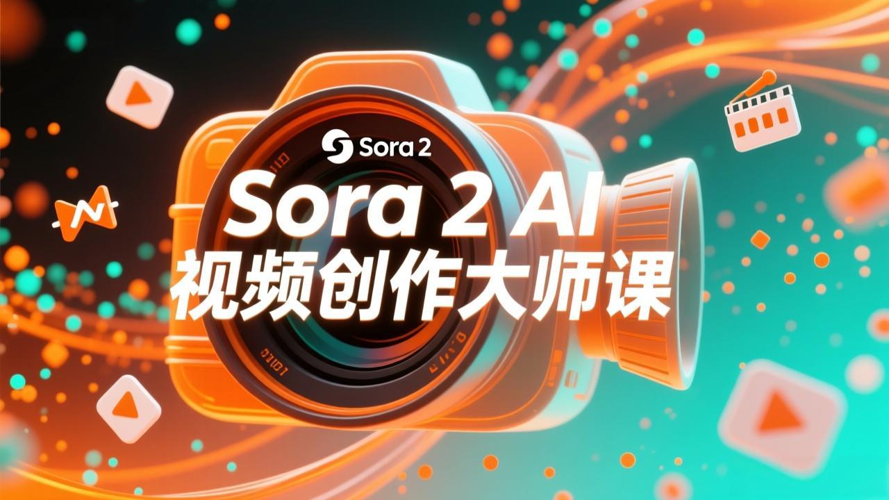 如何利用Sora 2创建流行AI人工智能视频大师班教程:掌握创作全流程,产出百万播放内容青心网创青心网创站