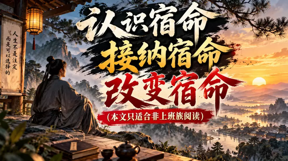某公众号付费文章：认识宿命，接纳宿命，改变宿命（本文只适合非上班族阅读） - 青心资源站