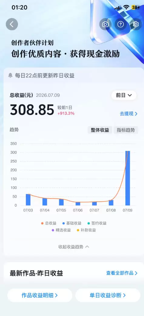 抖音某大佬的AI育儿真人短剧项目，吃伙伴计划+分成计划+光合计划+商单收徒等，单条收益几张|青心网创站