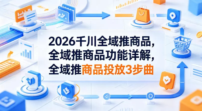 2026千川全域推商品，全域推商品功能详解，全域推商品投放3步曲|青心网创站