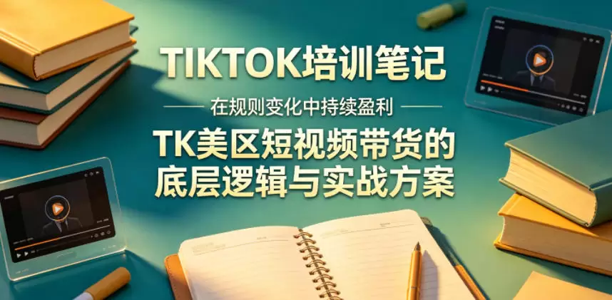 视界跨境TIKTOK4月17培训笔记，在规则变化中持续盈利，TK美区短视频带货的底层逻辑与实战方案【文档】|青心网创站