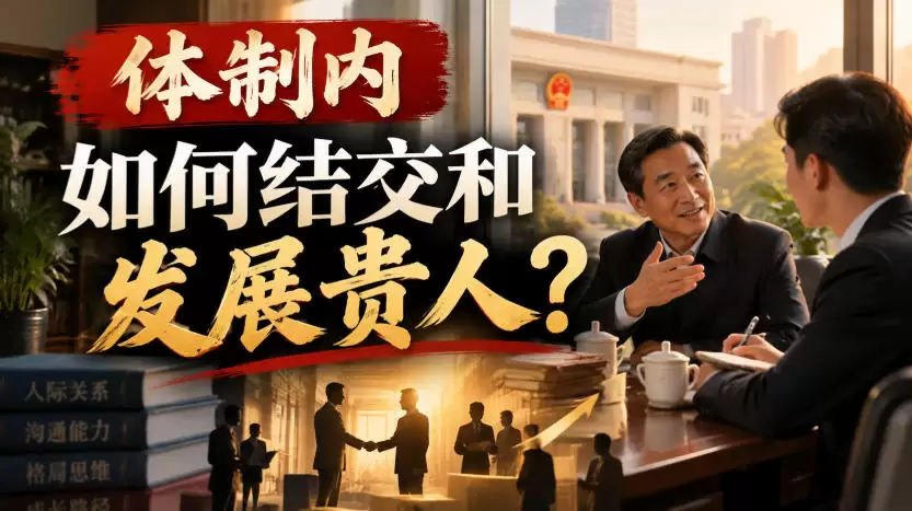 某公众号付费文章：体制内，如何结交和发展贵人? - 青心资源站
