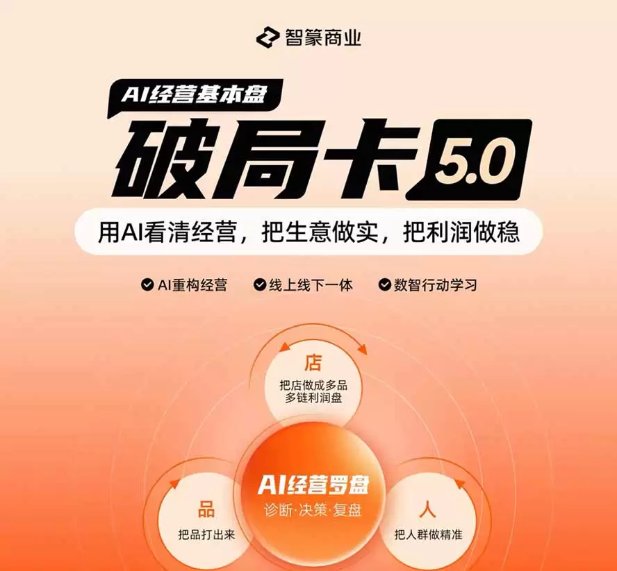 淘宝天猫2026破局卡5.0：AI重构经营+线上线下一体化，用数据看清生意并搭建稳定利润基本盘|青心网创站