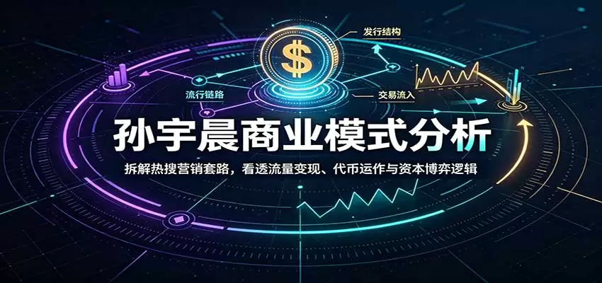 孙宇晨商业模式分析：拆解热搜营销套路，看透流量变现、代币运作与资本博弈逻辑|青心资源站