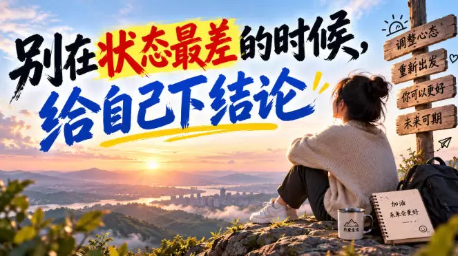 某公众号付费文章：别在状态最差的时候，给自己下结论 - 青心资源站