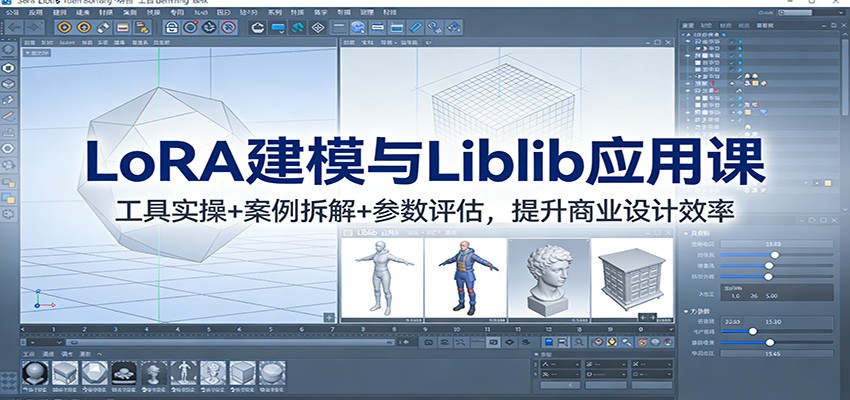 图片[1]青心网创LoRA建模与Liblib应用课：工具实操+案例拆解+参数评估，提升商业设计效率青心网创青心网创站