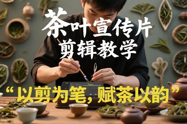 茶叶宣传片剪辑教学,以剪为笔,赋茶以韵,新手也能拍出高级感青心网创青心网创站