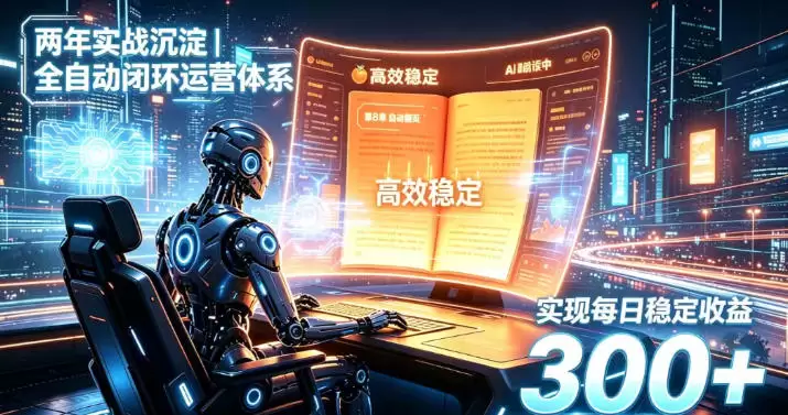 两年实战沉淀｜全自动闭环运营体系，实现每日稳定收益300+【揭秘】|青心网创站