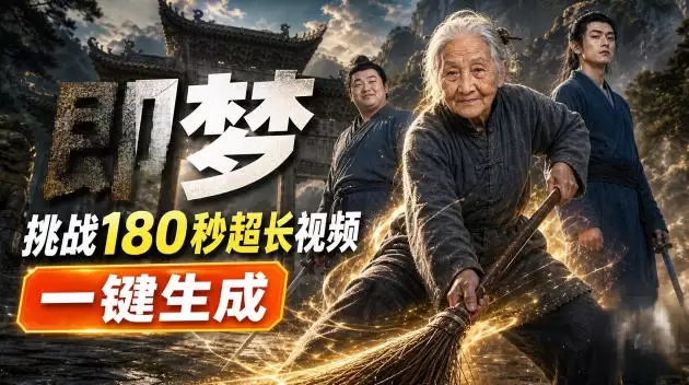 即梦挑战180秒超长视频！一键生成3分钟电影？完整制作流程详细分享！ - 青心资源站