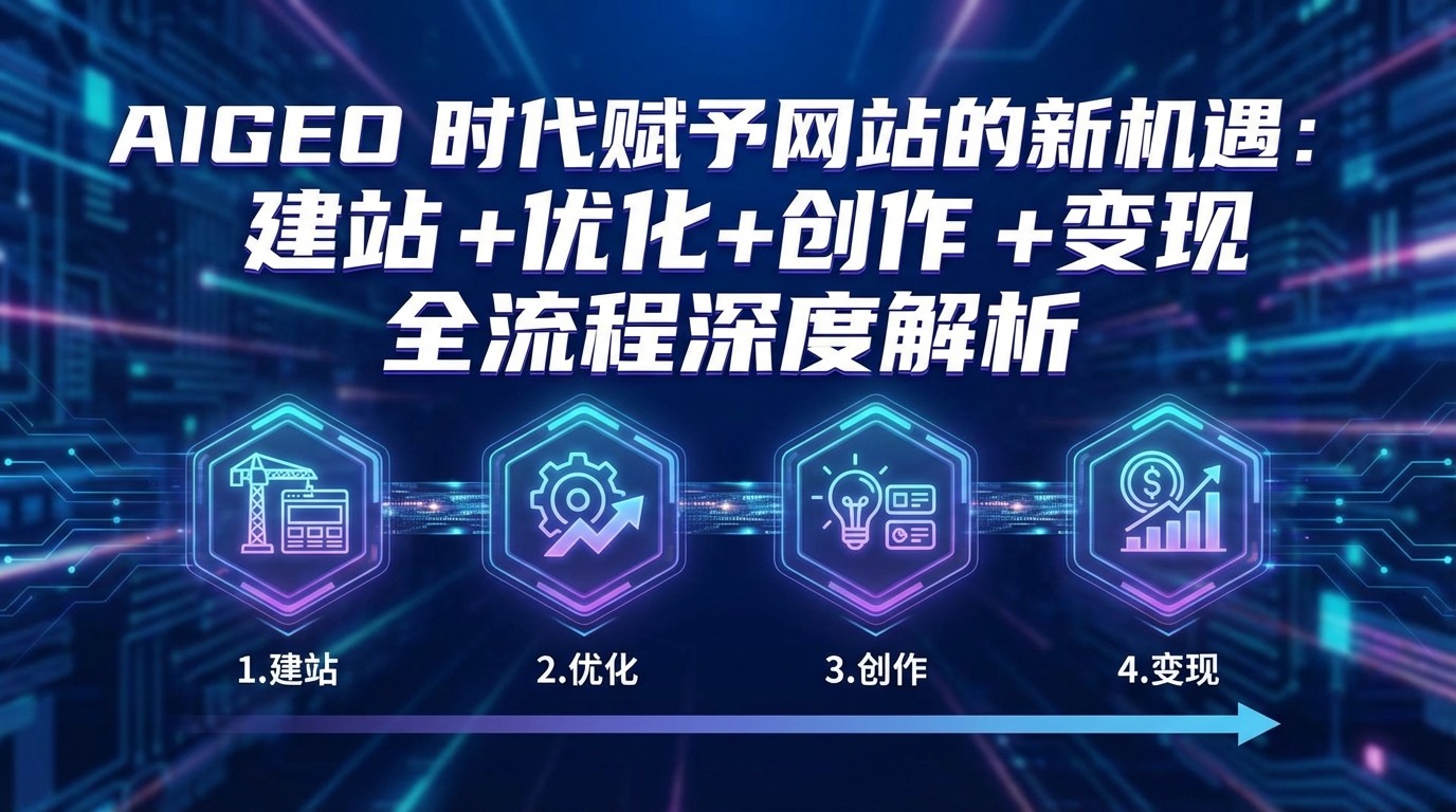 AIGEO+时代赋予网站的新机遇：建站+优化+创作+变现+全流程深度解析青心网创青心网创站