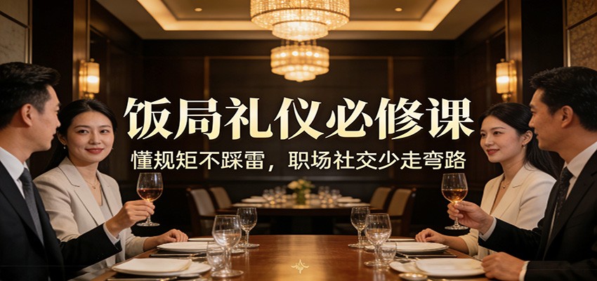 公众号收费文章:《饭局礼仪必修课:懂规矩不踩雷,职场社交少走弯路》青心网创青心网创站