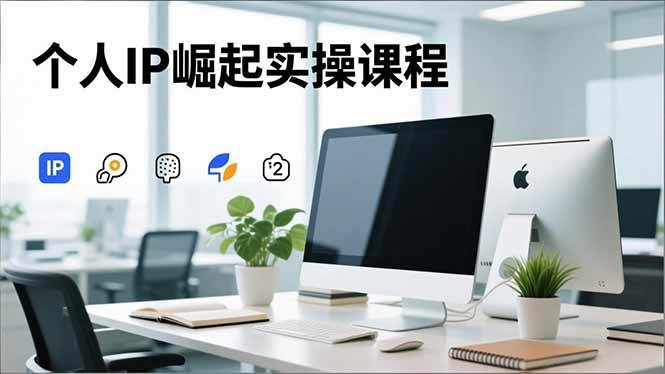 （16616期）个人IP崛起实操课程，IP思维塑造+赛道精准调研+账号高变现搭建+内容创作-青心网创站