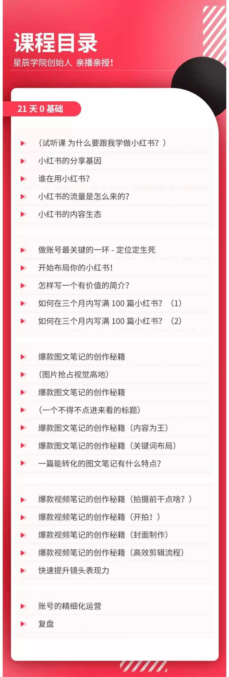 小红书21天图文视频爆款创作课:掌握选题、图片、标题、内容、关键词与脚本剪辑,建立持续创作体系 小红书21天图文视频爆款创作课:掌握选题、图片、标题、内容、关键词与脚本剪辑,建立持续创作体系