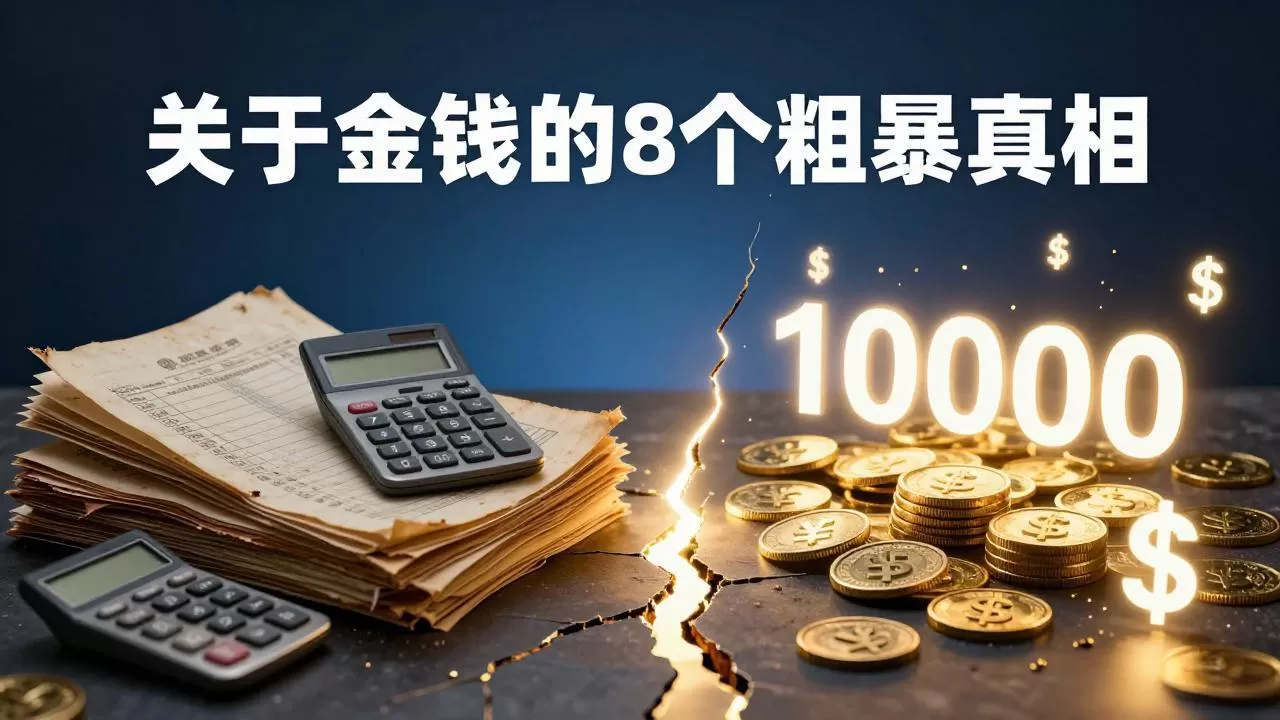 付费文章:关于金钱的 8 个粗暴真相,彻底重塑你的赚钱思维与财富认知|青心网创站