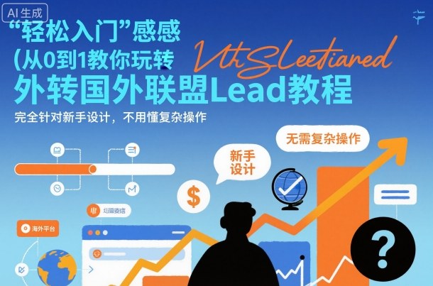 国外联盟賺美刀项目,从0到1教你玩转国外联盟Lead教程,纯新手可操作性100%-青心网创站