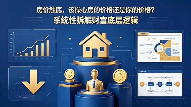 付费文章：房价触底，该操心房的价格还是你的价格？系统性拆解财富底层逻辑|青心网创站