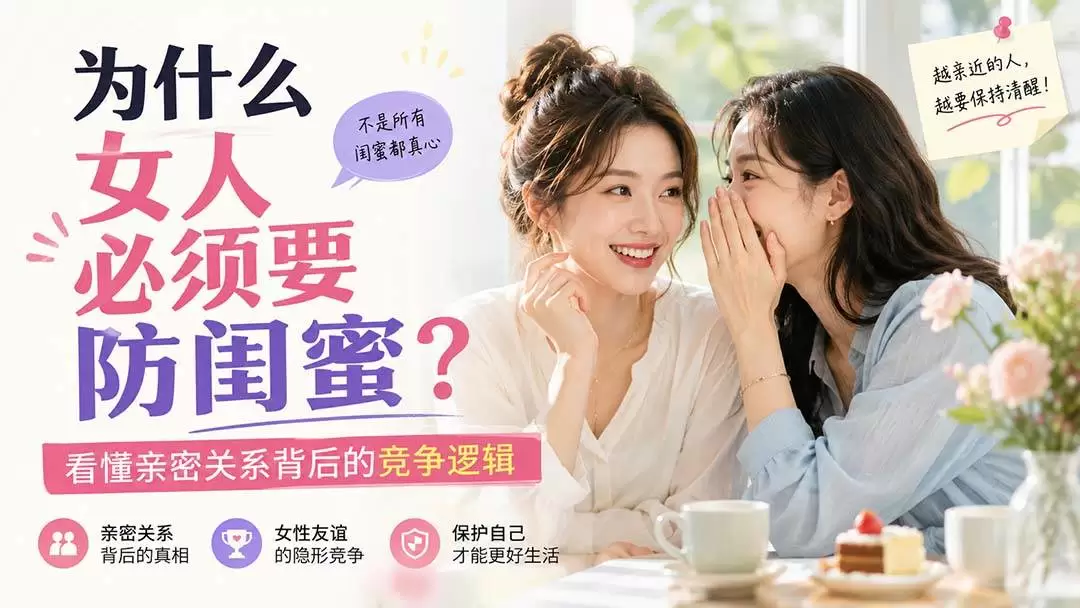 （20114期）付费文章：为什么女人必须要防闺蜜？看懂亲密关系背后的竞争逻辑 - 青心资源站
