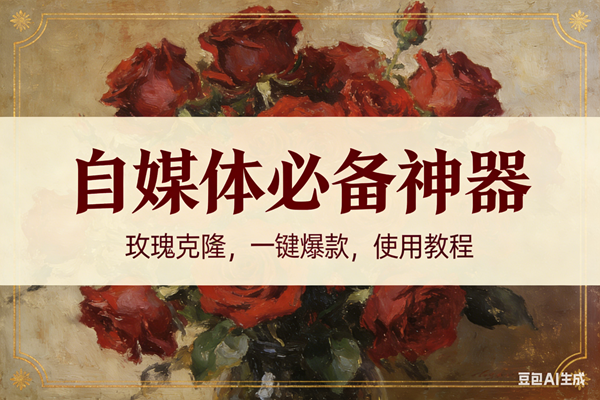 (16940期)玫瑰克隆神器,ai鲁大魔,自媒体必备的软件,一键爆款,详细教程 (16940期)玫瑰克隆神器,ai鲁大魔,自媒体必备的软件,一键爆款,详细教程