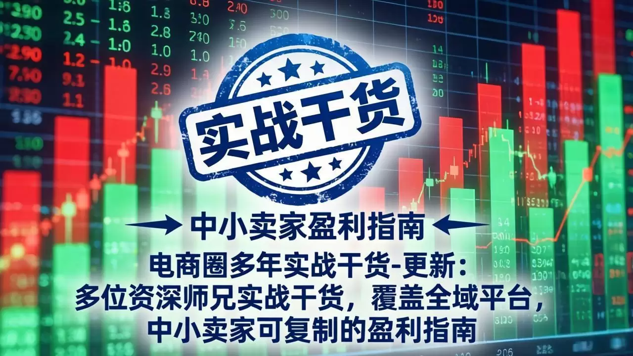 电商圈多年实战干货-更新2026：多位资深师兄实战干货/覆盖全域平台，中小卖家可复制的盈利指南|青心网创站