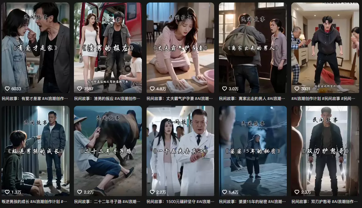 抖音93W粉丝博主老朱故事会亲授AI都市故事短视频教学，从选题到成片的全过程，小白也能够快速起号涨粉接广告变现|青心网创站