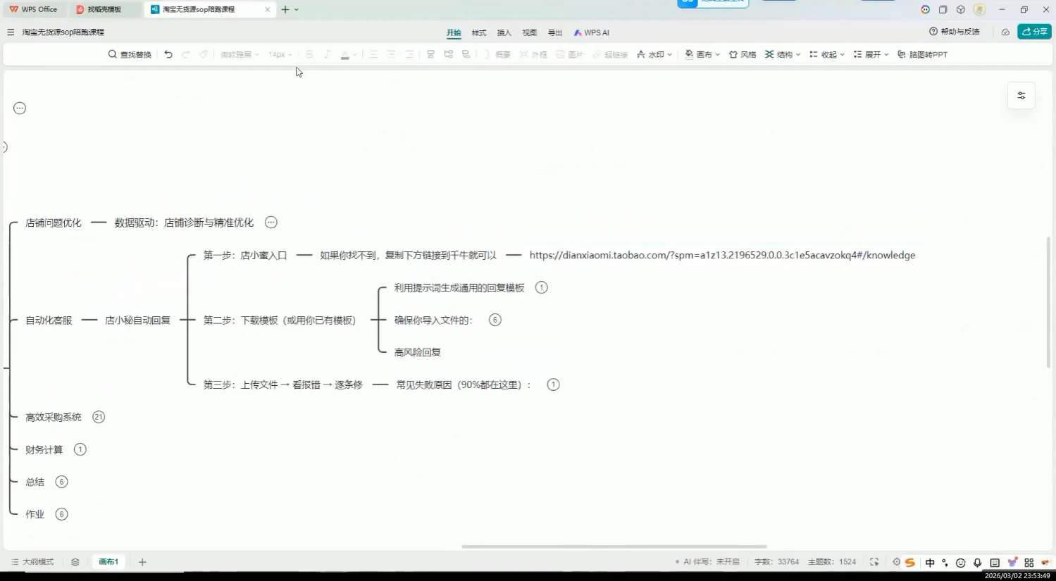 夜子游·AI自动化淘宝无货源闭环经营法|青心网创站