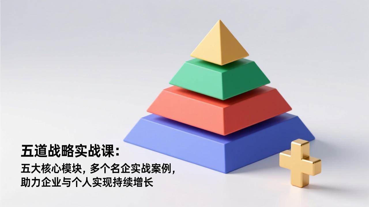 （17095期）五道战略实战课：五大核心模块，多个名企实战案例，助力企业与个人实现持续增长青心网创青心网创站