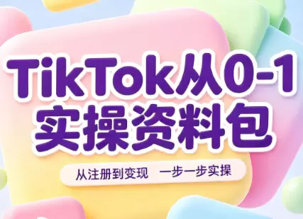 TikTok从0-1实操资料包：养号SOP+爆款公式+投流手册