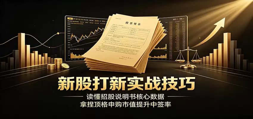 新股打新实战技巧：读懂招股说明书核心数据，拿捏顶格申购市值提升中签率|青心网创站