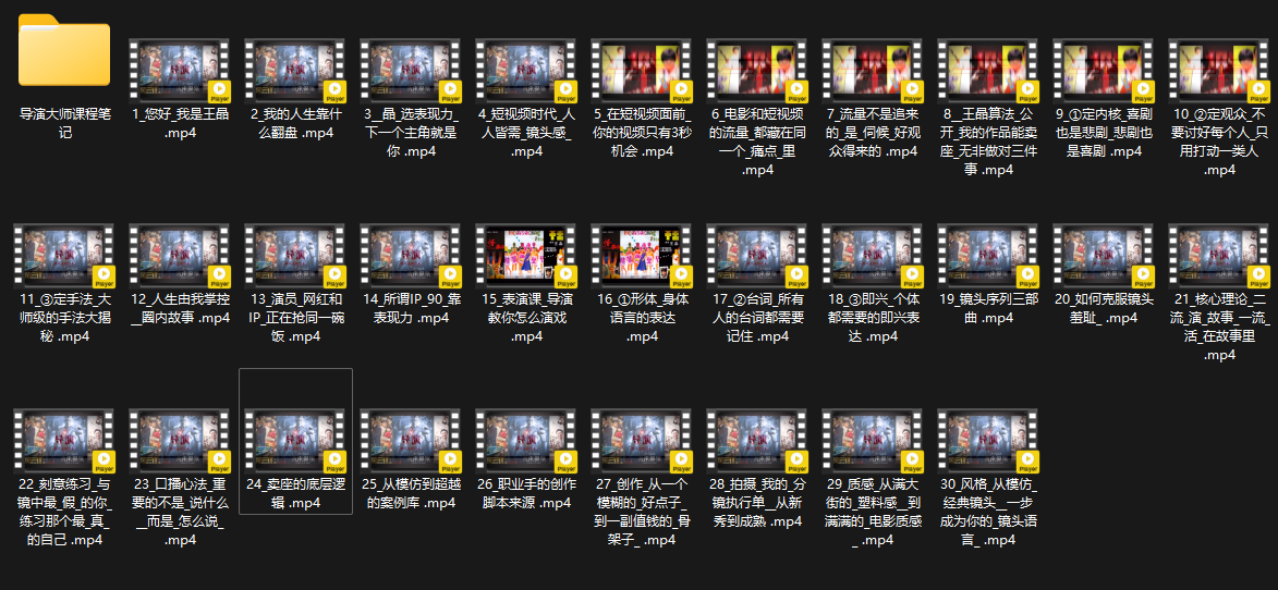 王晶大师课：流量破局-人生由我掌控-青心网创站