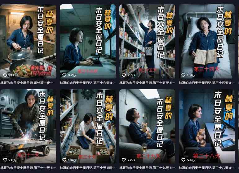 十个作品涨粉近20W!用AI制作末日安全日记连载,日入4位数,评论区爆肝求更新(附详细步骤)-青心网创站