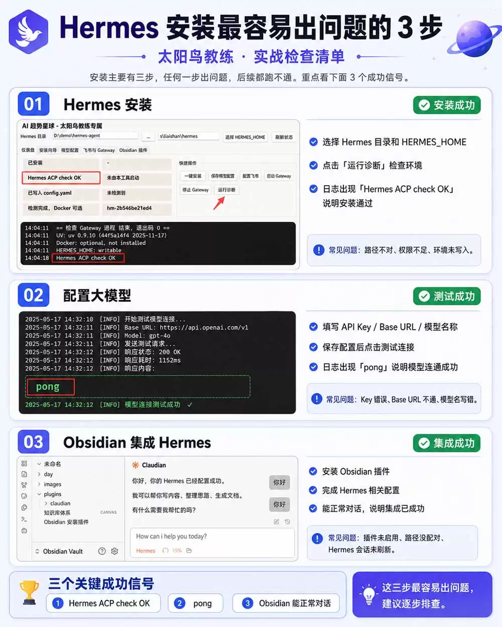 Hermes+Obsidian打造AI内容系统SOP；工具只是入口系统才是复利，从安装配置到知识库管理完整教学 - 青心资源站