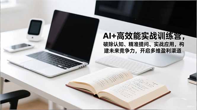 AI+高效能实战训练营，破除认知、精准提问、实战应用，构建未来竞争力，开启多维盈利渠道-青心网创站