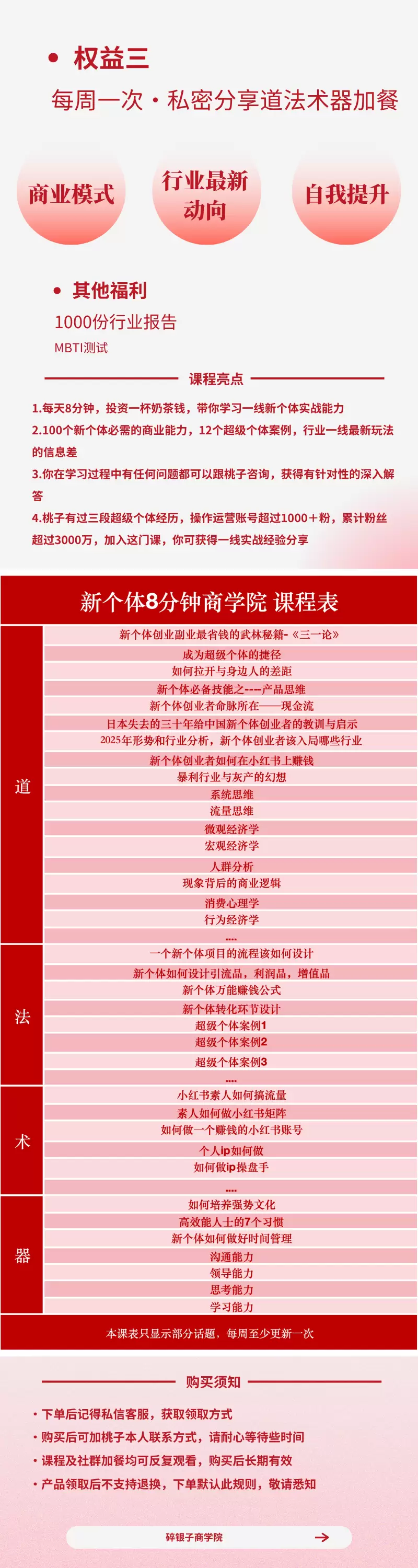AI+新个体创业必修课｜道法术器｜商业逻辑·小红书流量·AI智能体｜低成本打造个人变现小生意全套教学|青心网创站
