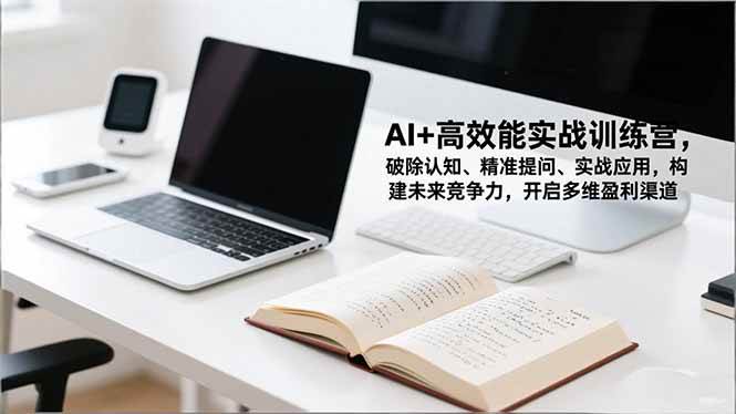 （16635期）AI+高效能实战训练营，破除认知、精准提问、实战应用，构建未来竞争力，开启多维盈利渠道-青心网创站