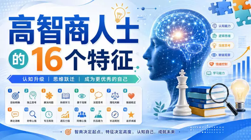 付费文章：高智商人士的16个特征|青心网创站
